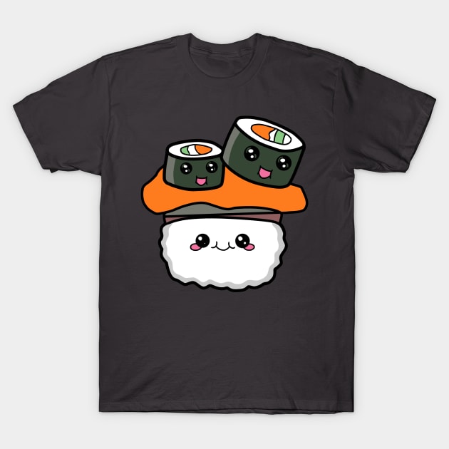 Sushi Tee T-Shirt by elar